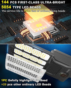 Gefolly SL-11000W Solar Street Lights Outdoor, 800000LM Commercial Parking Lot Light Dusk to Dawn IP67 Waterproof 6500K Security Flood Lights Lamp for Yard, Road, Basketball Courts