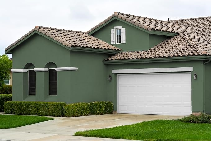 EVOLVE Paint & Primer: Environment-friendly, Eggshell with One-coat Coverage for Interior & Exterior surfaces (Ivy Green, 5-Gallon)