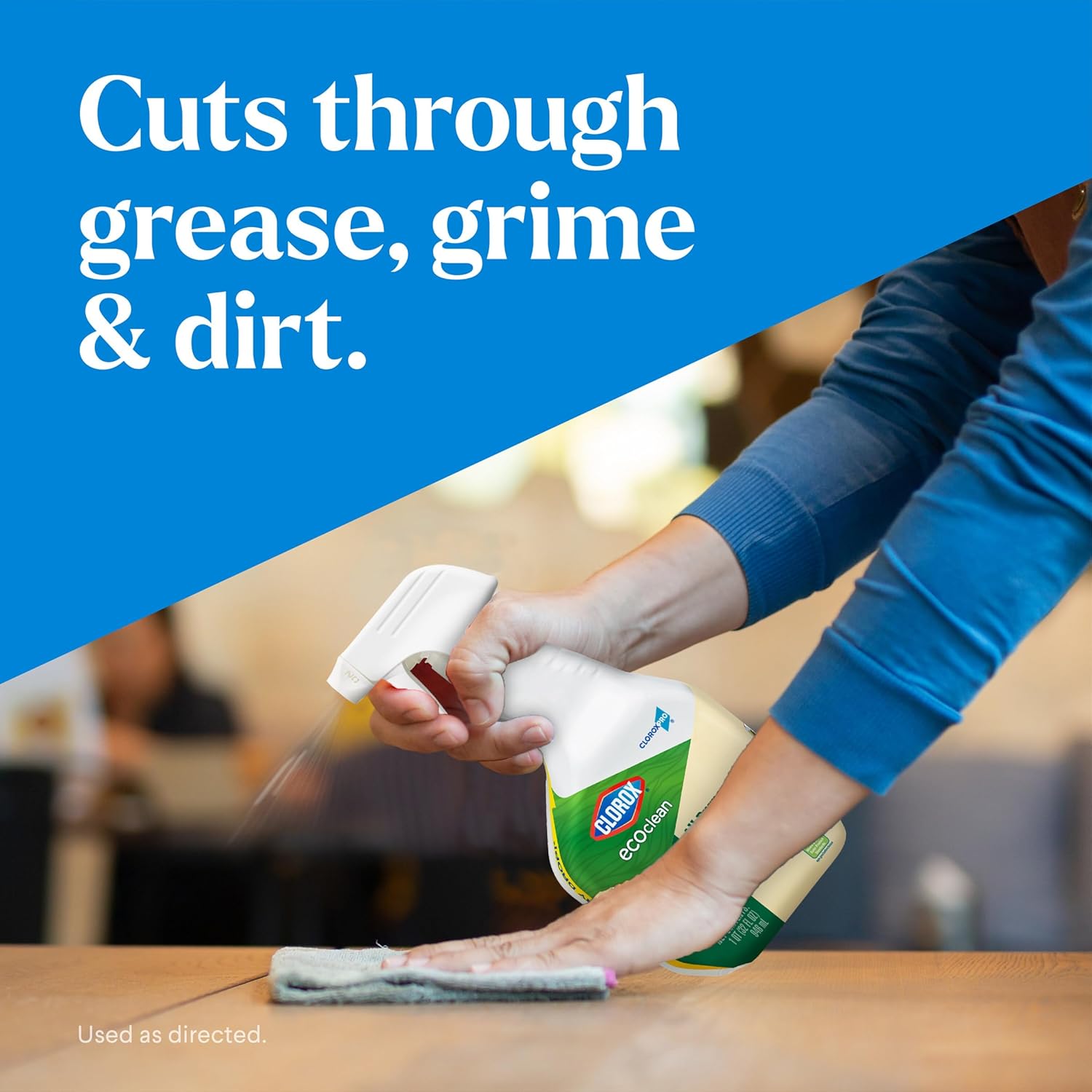 CloroxPro Clorox EcoClean All-Purpose Cleaner Refill, 128 Fluid Ounces, Pack of 4