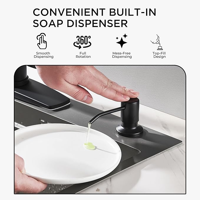 FORIOUS Kitchen Faucets with Sprayer, Stainless Steel Bar Sink Faucet Single Handle with Deck Plate, Commercial Pull Out Faucet for Kitchen Sink, Marine Boat Deck, Laundry Bar RV Camper