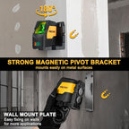 Prexiso Laser Level with Tripod, IP54 Professional 150 Wide Angle - 100Ft Cross Laser Line Tool for Construction, Ceiling Alignment, Floor Tile