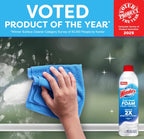 Windex Fast Shine Foam Glass Cleaner, No-Drip Aerosol Cleaning Spray, 19 oz, Pack of 2