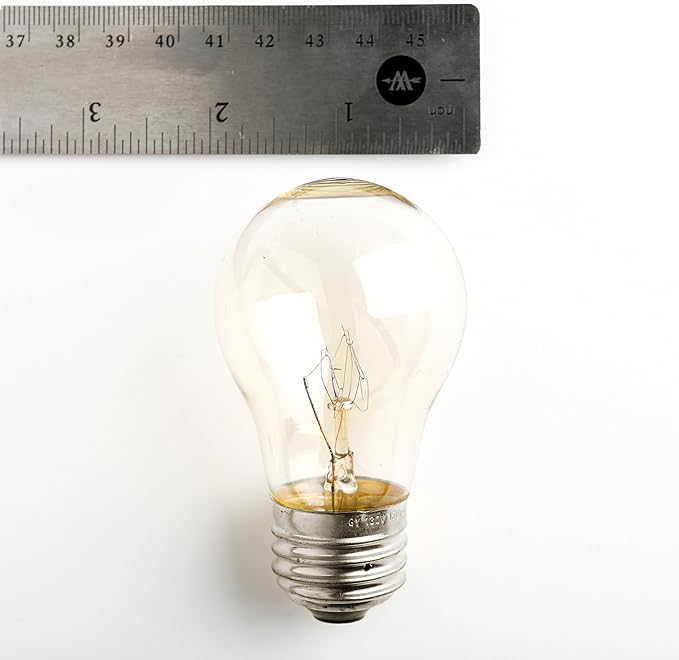 Hometown Evolution, Inc. E26 Commercial String Lights with 16 Gauge Wire (24 Foot 12 Socket, A15 15 Watt Clear Bulb)