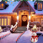 25 Pack Red Christmas Light Bulbs,C9 Glass Incandescent Red Replacement Bulbs for Night Light,C9/E17 Candelabra Base 7 Watt Great for Outdoor Indoor Holiday Christmas Valentine String Lights