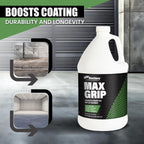 Max Grip Concrete Surface Preparation & Quarry Tile Treatment – Gallon | High-Performance Pre-Paint Etching Solution for Superior Adhesion & Durability