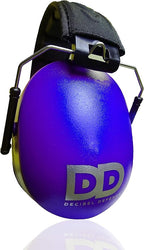 DECIBEL DEFENSE Professional Safety Ear Muffs 37dB NRR - The HIGHEST Rated & MOST COMFORTABLE Ear Protection for Shooting & Industrial Use - PROFESSIONAL HEARING PROTECTION (PURPLE)