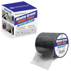 KING MOUNTAIN Black Window Screen Repair Tape,3inX40FT Heavy Duty Screen Repair Kit for Window Screen and Screen Door Tears Holes,Strong Adhesive & Waterproof Window Screen Patch