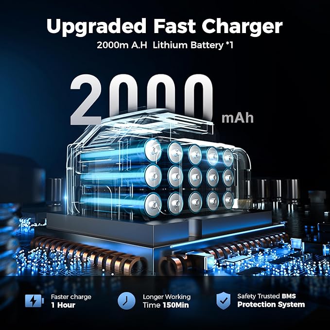 20V Cordless Drill, Power tool, 620 in-lbs Torque, 3/8" Metal Keyless Chuck with Safety Lock, 20+1 Position Electric Drill Driver with LED, Brushless Power Drill with 2.0Ah Battery and Charger