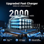 20V Cordless Drill, Power tool, 620 in-lbs Torque, 3/8" Metal Keyless Chuck with Safety Lock, 20+1 Position Electric Drill Driver with LED, Brushless Power Drill with 2.0Ah Battery and Charger