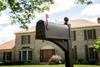 Gibraltar Arlington Large Capacity Galvanized Steel Bronze, Post-Mount Mailbox, AR15T000