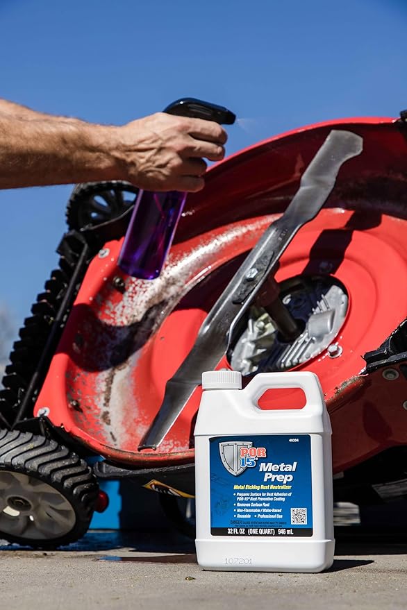 POR-15 Surface Preparation System - Cleaner Degreaser and Metal Prep, Non-flammable and Water-based, 128 Fluid Ounces, 1-gallon each
