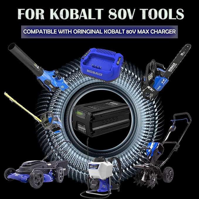 80V Replacement Battery for Kobalt 80V 3.0Ah MAX Lithium-Ion Battery KB2580-06 KB680-06 KB280-06 2910303-RC for Cordless Power Tool