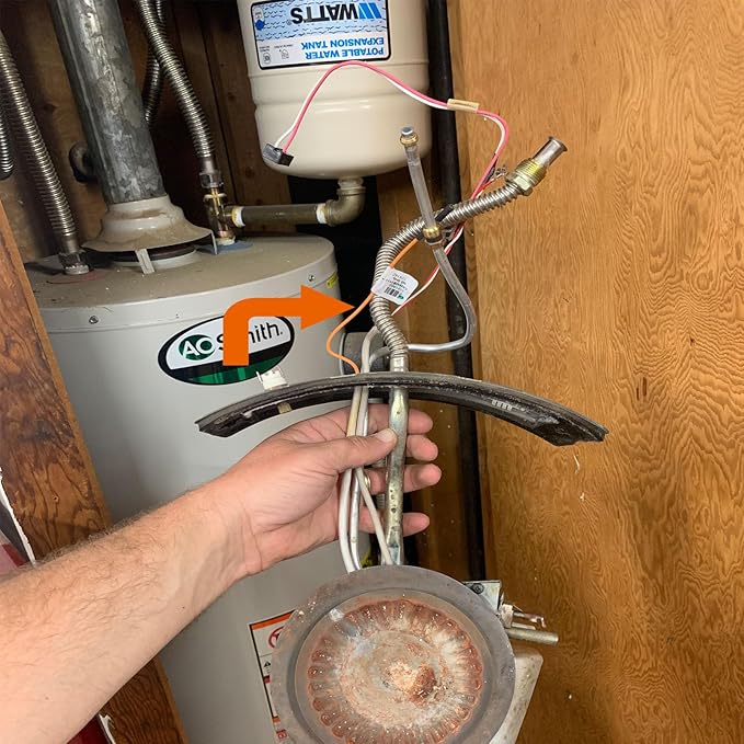 MENSI Milivolt Thermopile Replacement Parts for Reliance Whirlpool,A.O.Smith, Kenmore Brand Gas Water Heater Boilers Replace Model 100112330 9007876 9007877, Repalce 300 301 Series (1)