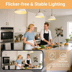 VOLIVO 24 Pack A19 LED Light Bulbs, 3000K, 9W(60W Equivalent), 800 Lumens, E26 Standard Base, Energy Saving LED Bulb, Non-Dimmable, UL Listed and FCC Certified, for Bedroom Living Room Home