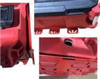 Packout Mounting Plate, Metal Base for Milwaukee Toolboxes, Wall or Floor Mount (1, RED-A)