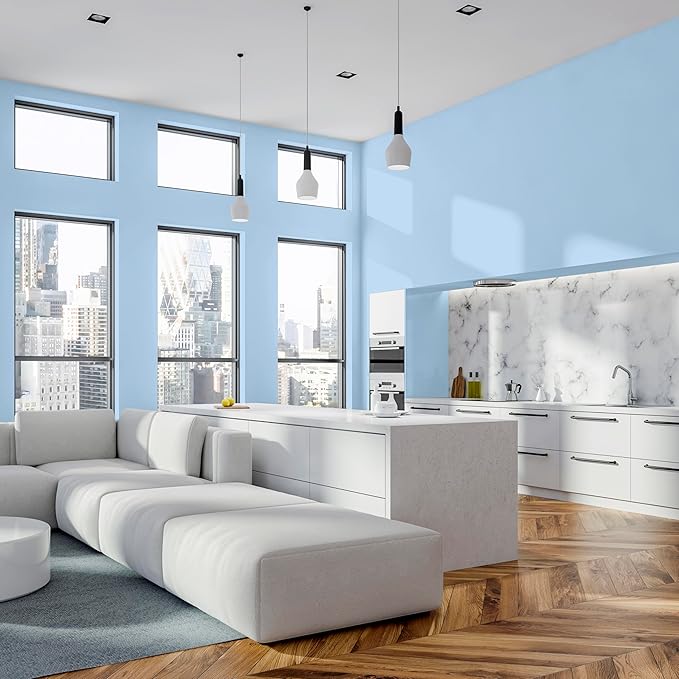 Rust-Oleum Color Spark Interior Paint and Primer in One, Matte, Glass Slipper, 1 Gallon