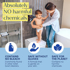 Fab Tab Bowl Cleaning Tablets - Drop-In Formula Removes Rust & Lime Buildup, Lemon Eucalyptus Scent, Septic System Compatible, Individually Wrapped