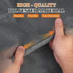 2PACK MAGZO Window&Door Screen Replacement Kit, 48''W x 99''L, with Retainer Spline (Total 65.6 FT) and Press-Fit Roller Tool, Scratch-Proof Polyester, Mesh Roll Repair for Patio, Pet Friendly, Grey