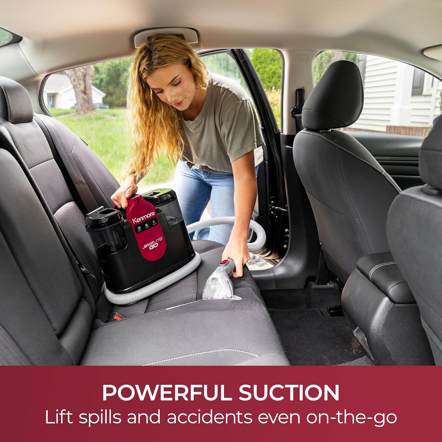 Kenmore KW1050.01 Upgrade Portable Heated Carpet & Upholstery Spot Cleaner, 16Kpa Power Suction with Versatile Tools for Pets, Area Rugs and Couches