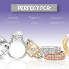 MAAS Metal Polish 1.1lb Can Plus Free Cloth, Universal Metal Cleaner for All Metals, Clean, Polish, and Protect Silver, Brass, Copper and More, Tarnish Remover and Silver Cleaner for Jewelry