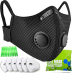 BASE CAMP Prolonged Comfort M Plus Dust Mask, Reusable Respirator Mask with Filter for Woodworking Landscaping Dust Pollen