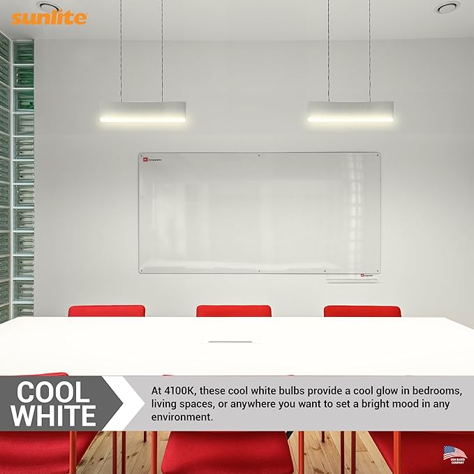 Sunlite 9-Inch F6T5/CW T5 Linear Fluorescent Lamp, 6 Watts, 240 Lumens, 4100K Cool White, Miniature G5 Bi-Pin Base, ROHS Compliant, High Performance Straight Tube, 10 Pack