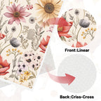 Swedish Dishcloths for Kitchen, 6PCS Vintage Floral Swedish Dish Cloths Gift Set, Flower Reusable Washable Absorbent Dish Towel for Home Cleaning(7.8 X 7 Inches)