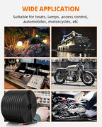 10 Gauge Wire, 10 AWG 2 Conductor Electrical Wire, Flexible/Oxygen-Free Tinned Copper/Stranded PVC 10/2 Cord for Automotive, Marine, LED Strips, Solar, RV, Lighting (100FT)