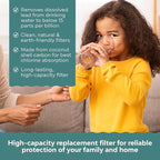 Applied Membranes Inc. 3-Stage Whole-House Water Filter Cartridge Replacements, Includes 20-Inch Sediment, Carbon, and Lead Filter Cartridges