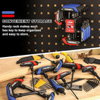 Topline 14-Piece T-Handle Hex Key Set, Metric&SAE, Long Arm Hex Keys, Portable Allen Wrenches Sets with Storage Rack for Basic Home Repair and Mechanics Maintenance