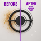 Purple Paste All Purpose Cleaning & Polishing Paste – Tough Stain Remover for Kitchen, Bathroom, Oven, Stove, Tile & Grout – Multi-Surface Cleaner Made in USA, 8oz (Pack of 6)