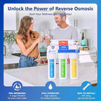 Express Water Reverse Osmosis Water Filtration System – 5 Stage RO Water Filter System with Faucet and Tank – Under Sink Water Filter – 100 GPD
