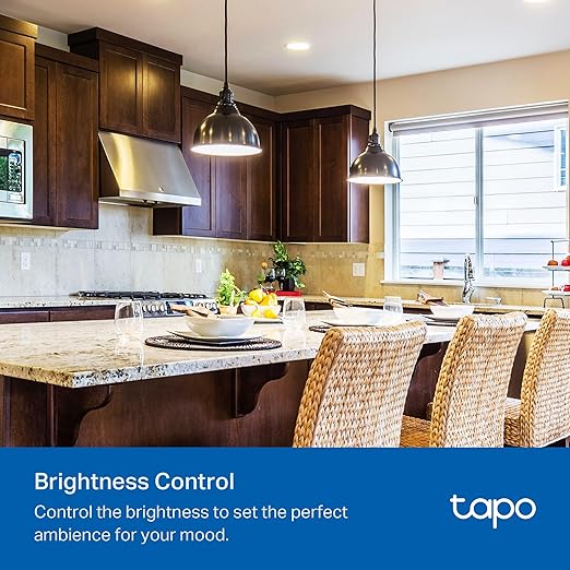 TP-Link Tapo Smart Dimmer Switch, Single Pole, Neutral Wire Required, 2.4GHz Wi-Fi Light Switch Compatible with Alexa and Google Home, UL Certified, No Hub Required, White, Tapo S500D(4-Pack)