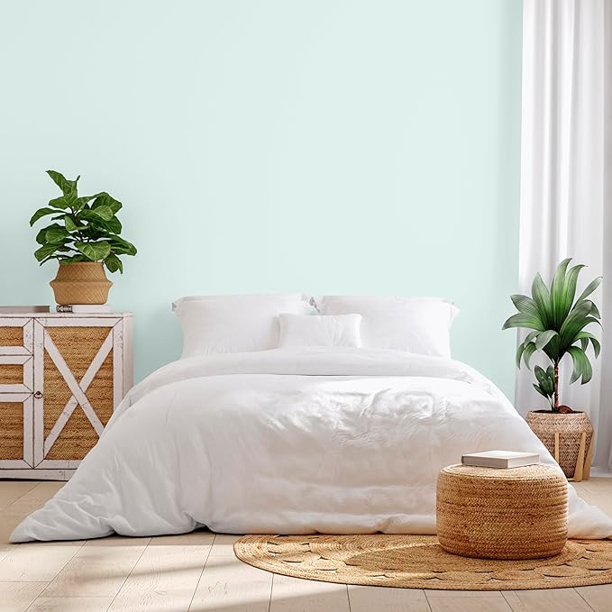 Rust-Oleum Color Spark Interior Paint and Primer in One, Semi-Gloss, Dewdrop, 1 Gallon