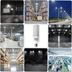 2 Pack 60W LED Corn Light Bulb 500W Equivalent Bulb 7500 Lumen 5000K Cool Daylight White E26/E27 Medium Base for Outdoor Indoor Large Area Garage Warehouse Factory Backyard