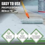 Max Grip Concrete Surface Preparation & Quarry Tile Treatment – Gallon | High-Performance Pre-Paint Etching Solution for Superior Adhesion & Durability