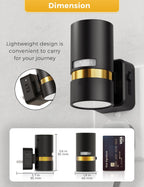 L LOHAS LED Motion Sensor Night Light Plug in, Night Lights Plug into Wall with Adjustable Brightness, 3000K Warm White, 1W Energy-Saving Nightlight for Bathroom Bedroom Kitchen Hallway, 2 Pack