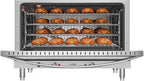 KoolMore 32 in. Commercial Countertop Convection Oven, Holds Full Size Pans, 4 Racks and 3500W of Power, 240V in Stainless-Steel, ETL Listed for Safety and Sanitation (KM-CTCO-44)