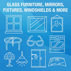 MiracleSpray for Glass -16 Fl Oz - Streak Free Cleaning Wipes for Mirrors, Windows, Kitchen, Home, and Auto