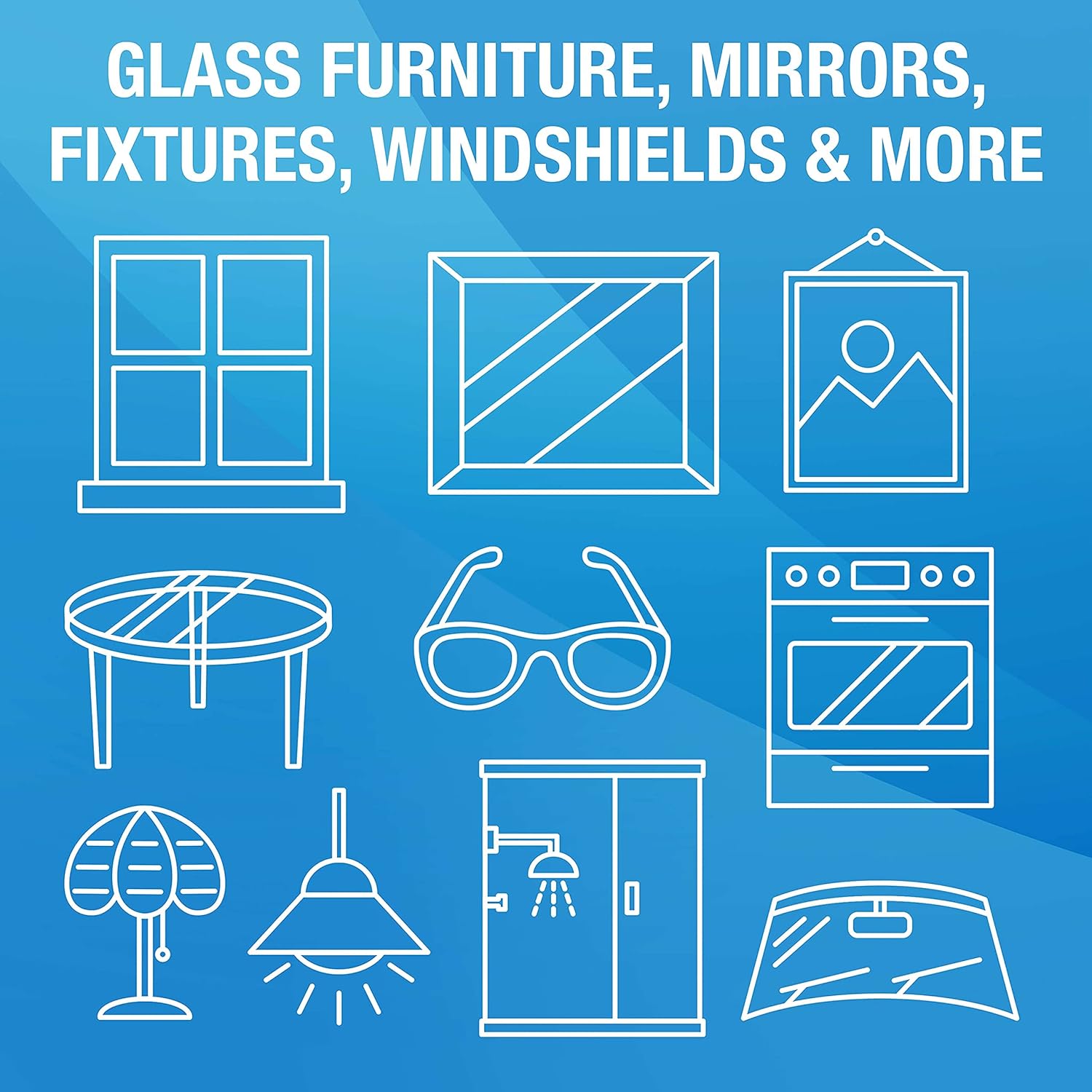 MiracleSpray for Glass -16 Fl Oz - Streak Free Cleaning Wipes for Mirrors, Windows, Kitchen, Home, and Auto