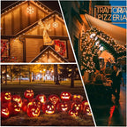 C7 Christmas Led Light Bulb, C7 Replacement Night Light Bulb, 0.6W Equivalent 7W Incandescent Bulb, Warm White 2200K, E12 Standard Base, Clear Plastic, 25Pack