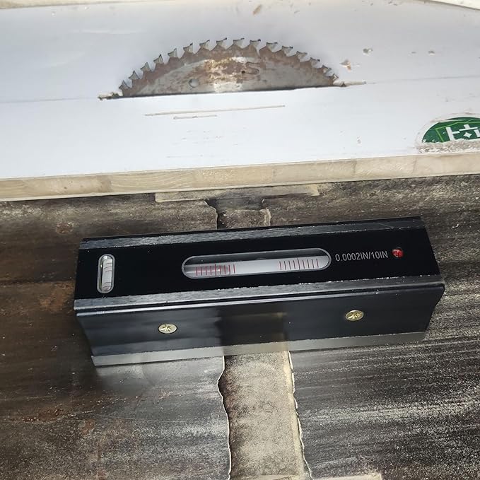 8'' Master Precision Level Metal Box 0.0002"/10" Accuracy Strip Level for Checking Straightness Parallelism Surface of Machine Tools Equipment Check Work of Machinists Toolmaker