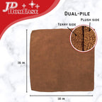 Microfiber Cleaning Cloths,120 Pack, 16"x16", All-Purpose, Softer, Highly Absorbent, Lint-Free, Reusable, Washable Pro Towels, Brown, for House, Kitchen, Bathroom, Car, Office
