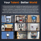 QILIPSU Waterproof Junction Box IP67 Outdoor Plastic Electrical Project Enclosure Weatherproof with Inner Door, Mounting Plate, Wall Brackets, Hinged Grey Cover 14.6"x10.6"x5.9" -D