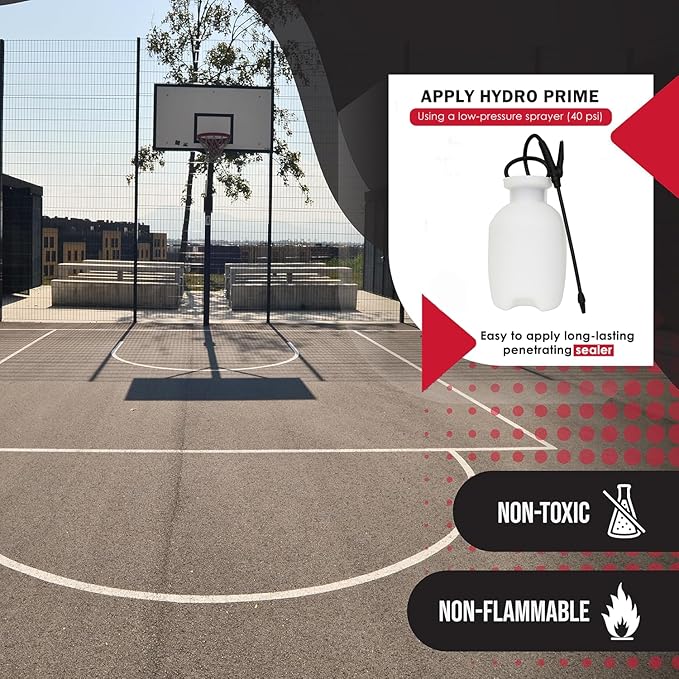 Hydro Prime - Moisture Barrier and Penetrating Sealer for Concrete & Masonry Floors - Primer for Long-Lasting Paint & Coating Protection (5 Gallon)