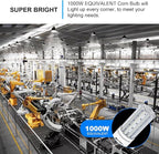 Led Corn Light Bulb 100W 15000LM Bright 5000K Led Bulb E26/E39 Base 1000W Equivalent Metal Halide HID CFL for Indoor Outdoor Lighting Warehouse High Bay Light Fixture Garage Workshop