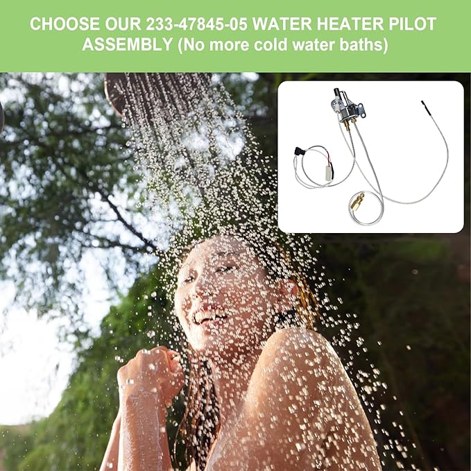 233-47845-05 Water Heater Pilot Assembly Compatible with Bradford White Water Heater,233-47845-05 Pilot Assembly Replace for 415-47845-05,233-47845-02A,233-47845-03