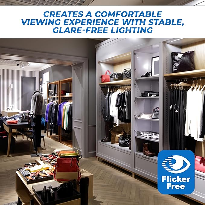 OHLECTRIC F4T5/D Linear Fluorescent Tube 6-Inch (4-Pack) T5 4W Straight Bulbs Daylight Camping Lantern Bulb Linear Bulbs, High Output Under Cabinet Bulb, G5 Base 6500K