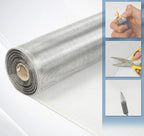 47 Inch X 98 Ft Stainless Steel Window Screen,304 Stainless Steel Mesh Window Screen Roll Stainless Steel Screen 20 Mesh Door Screen Replacement Mesh Roll for Screen Porch Pool Garden