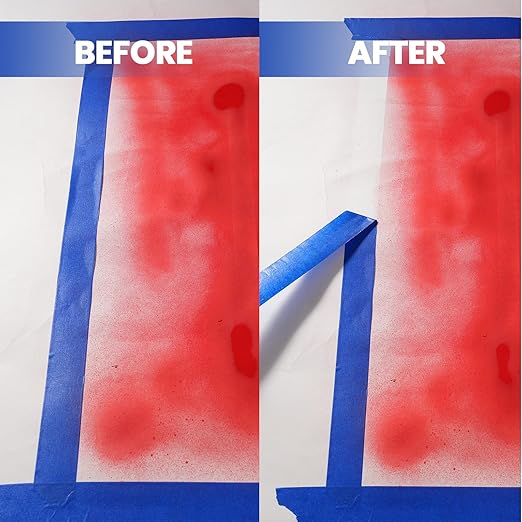 ADHES Upgrade Blue Painters Tape, Masking Tape for Painting 6 Rolls x 2 Inch x 60 Yards, Blue Paint Tape No Residue Outdoor Anti UV Multi Surface Use, Total 360 Yards